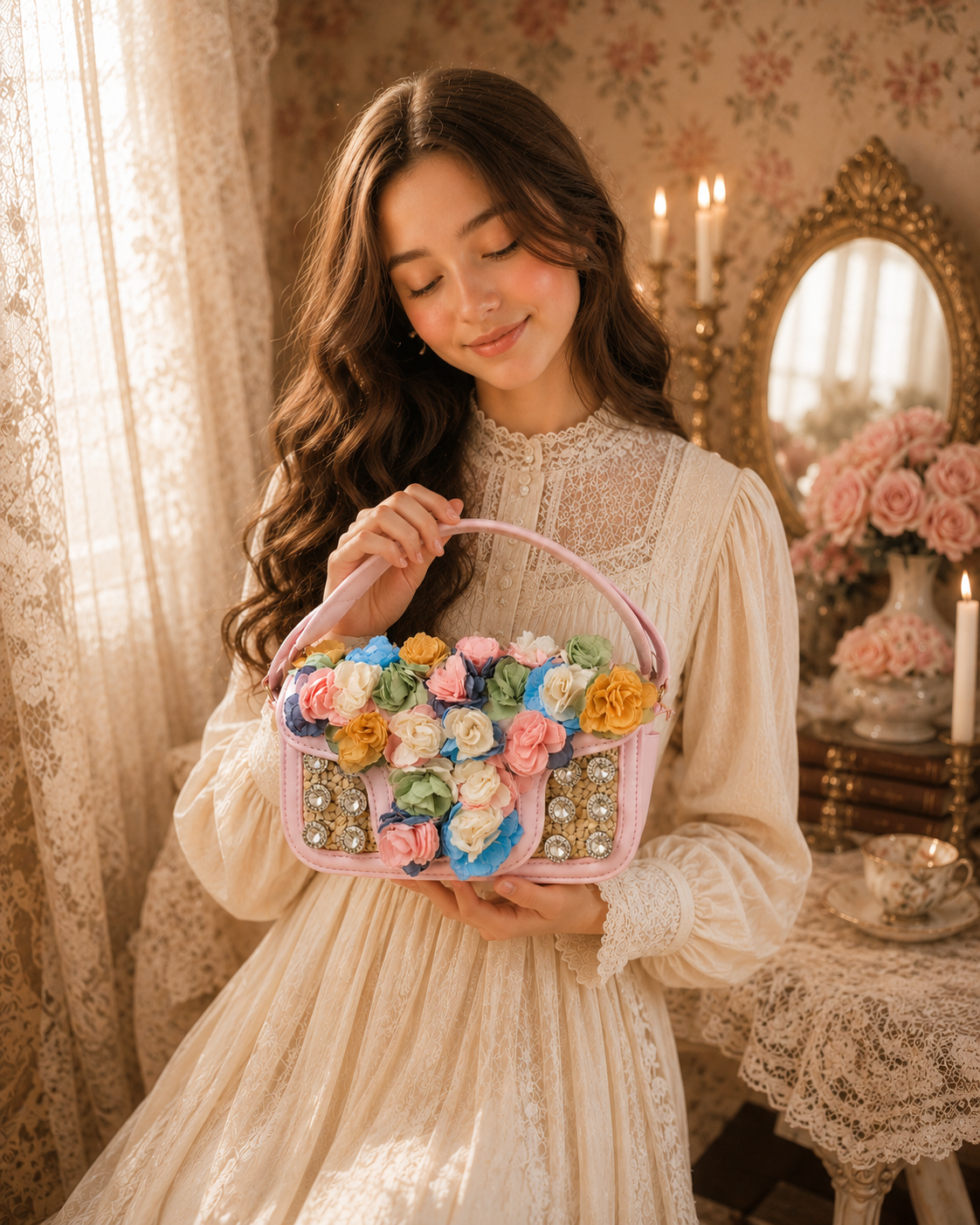Sweet Blossom Cottage Handbag 🌸
