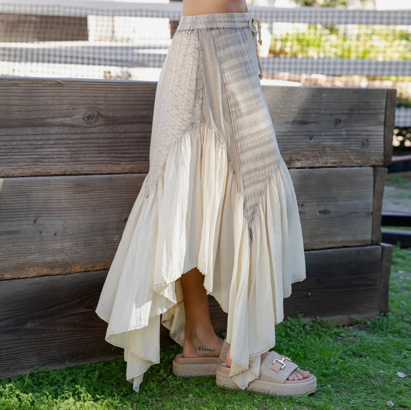 Whispering Willows Boho Skirt