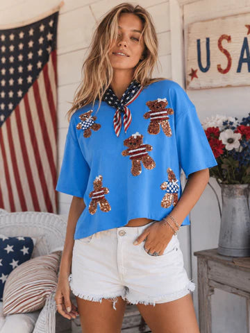 Americana Teddy Tee