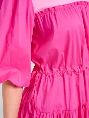 Hot Pink Preppy Dress