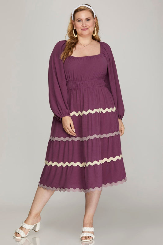 she+sky purple dress