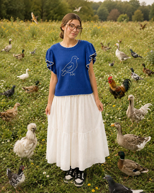 Birdy-Birdy knit sweater